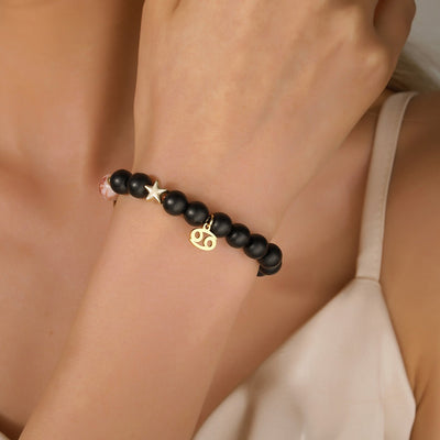 12 Constellation Handmade Bead Bracelet for Male and Female Couples