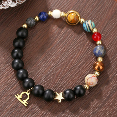 12 Constellation Handmade Bead Bracelet for Male and Female Couples