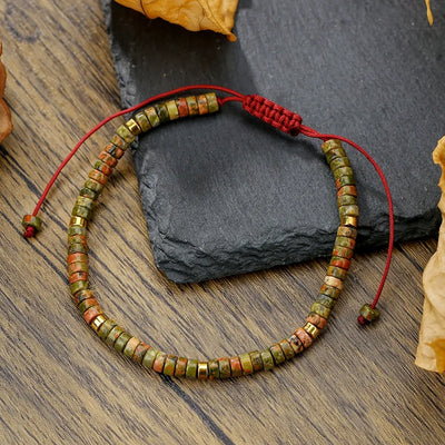 Bohemian Turquoise Emperor Stone Couple Bracelet