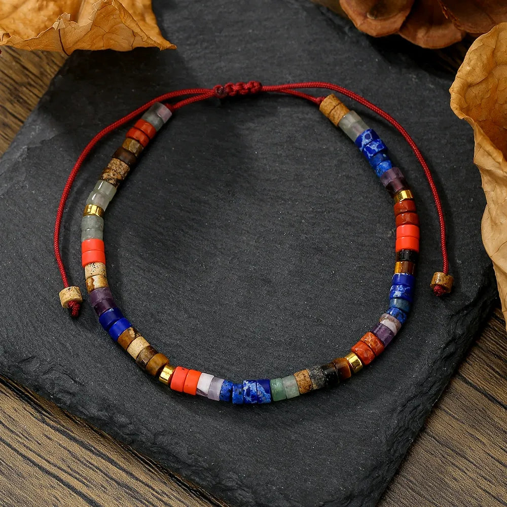 Bohemian Turquoise Emperor Stone Couple Bracelet