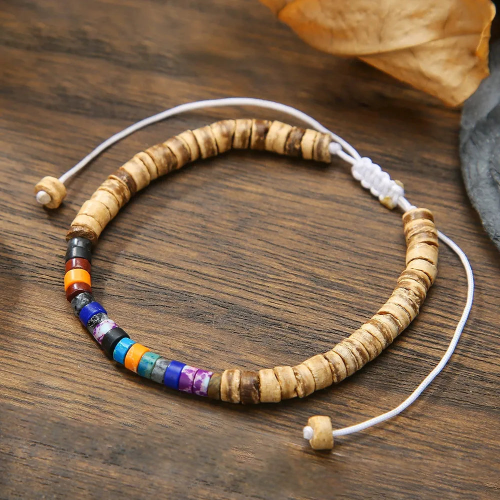 Bohemian Turquoise Emperor Stone Couple Bracelet