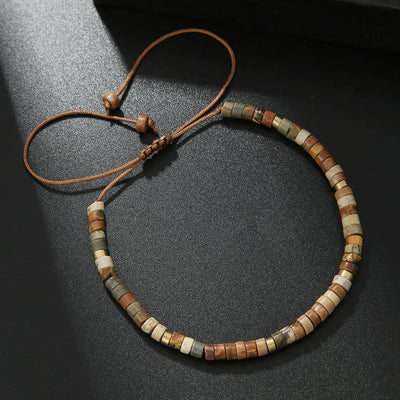 Bohemian Turquoise Emperor Stone Couple Bracelet