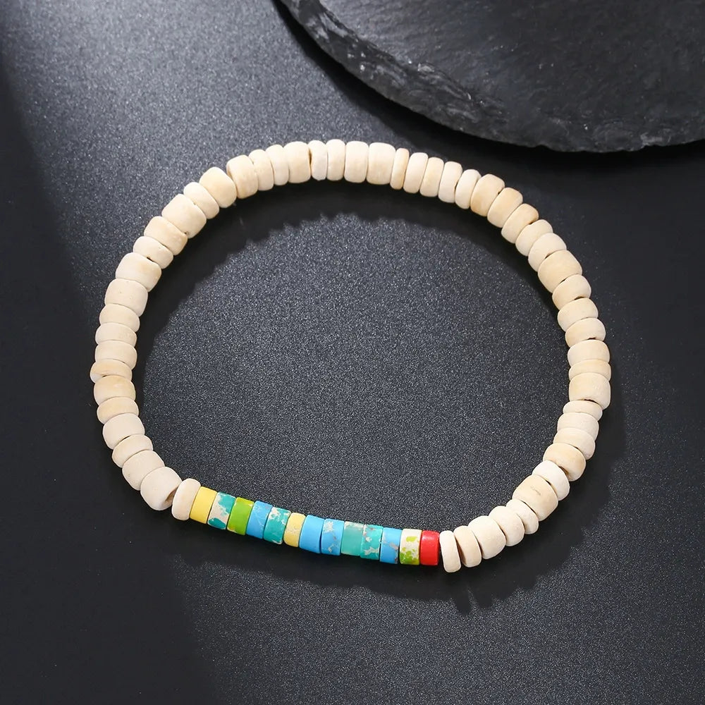 Bohemian Turquoise Emperor Stone Couple Bracelet