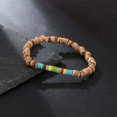 Bohemian Turquoise Emperor Stone Couple Bracelet